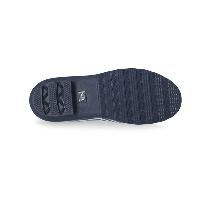 BEX DAME STØVLER SHORT CUT NAVY STRIPE