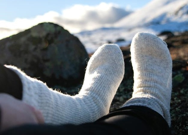 Svalbard Uldsok, grå