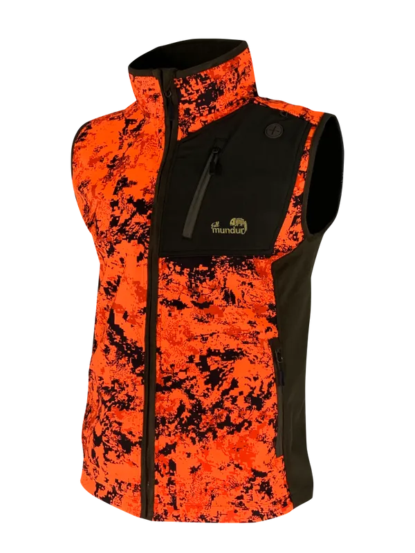 Valdres Fleecevest DC Invisiblel Blaze Fire (dame model)