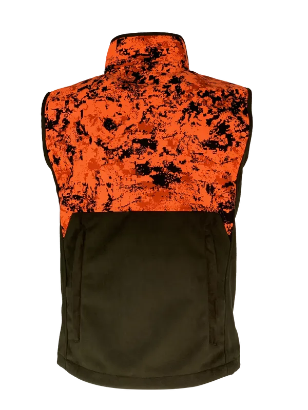 Valdres Fleecevest DC Invisiblel Blaze Fire (dame model)