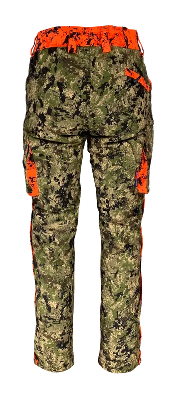 Finnskogen bukser DC Invisível Green Forest/Blaze Fire